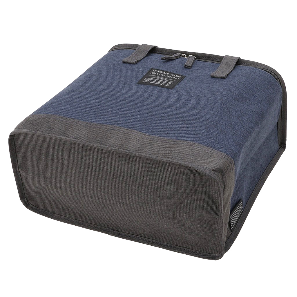  [mama fiore マーマフィオーレ] Picoteeシリーズ ピコティ BOX型 保温保冷トートバッグ 4WG1 | 無地 レジャー シンプル 男女兼用 軽量 レディース メンズ お買い物 ピクニック 運動会 イベント ユニセックス ネイビー