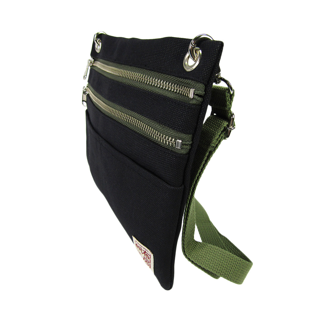 2WAY ショルダーバッグ 3J36 [帆布工房 はんぷこうぼう] 日本製 ポーチ サコッシュショルダー マチなし 帆布 キャンバス ブランド