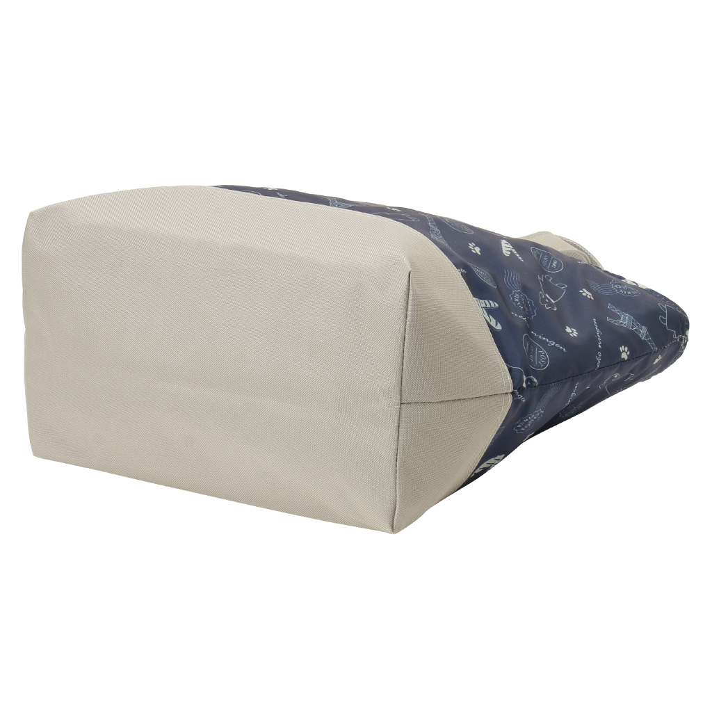 保冷バッグ トートバッグ 5M54 [ネコ人間 nekoningen ねこにんげん] 保温保冷 買い物 レジャー ネコ かわいい レディース ネイビー