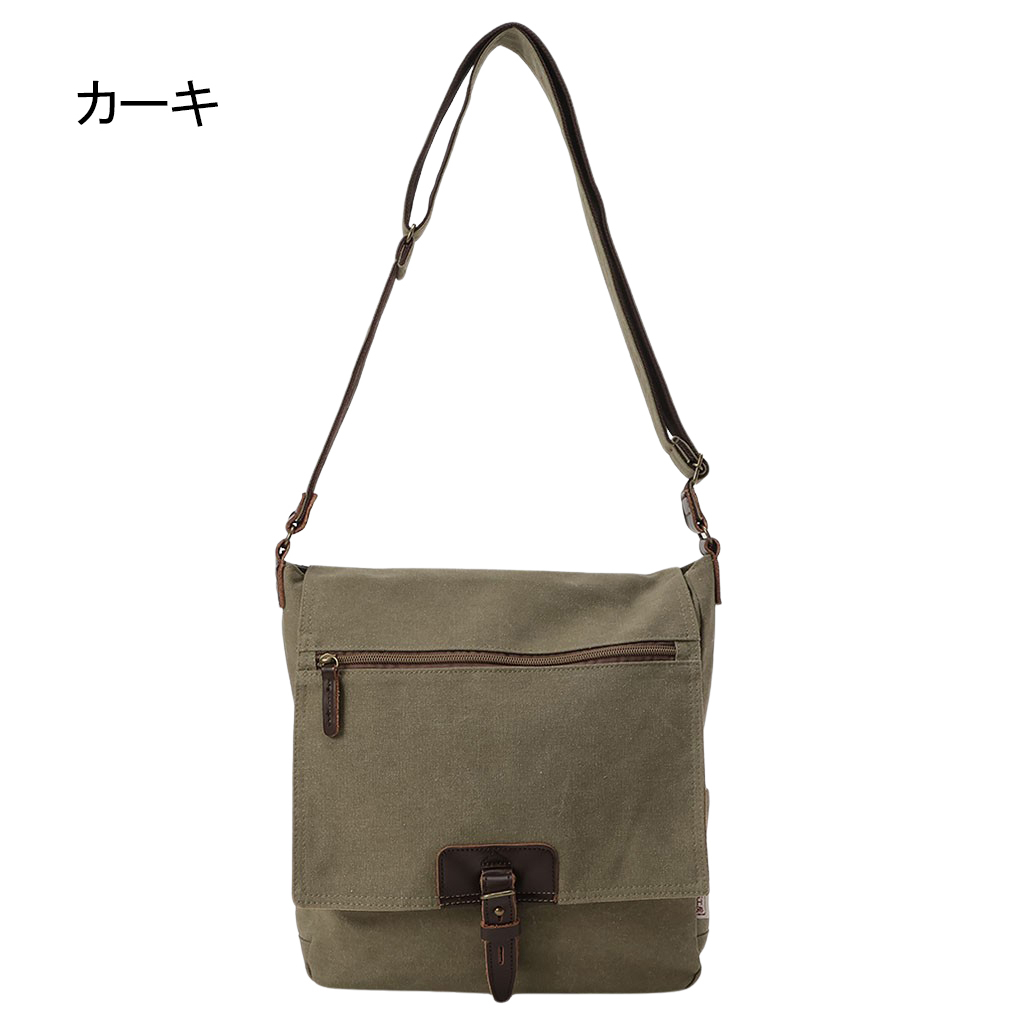 ショルダーバッグ VINTAGE2シリーズ 3X96 [帆布工房 はんぷこうぼう] 帆布 キャンバス 斜めがけ メンズ レディース 牛革 A4 ビンテージ ブランド