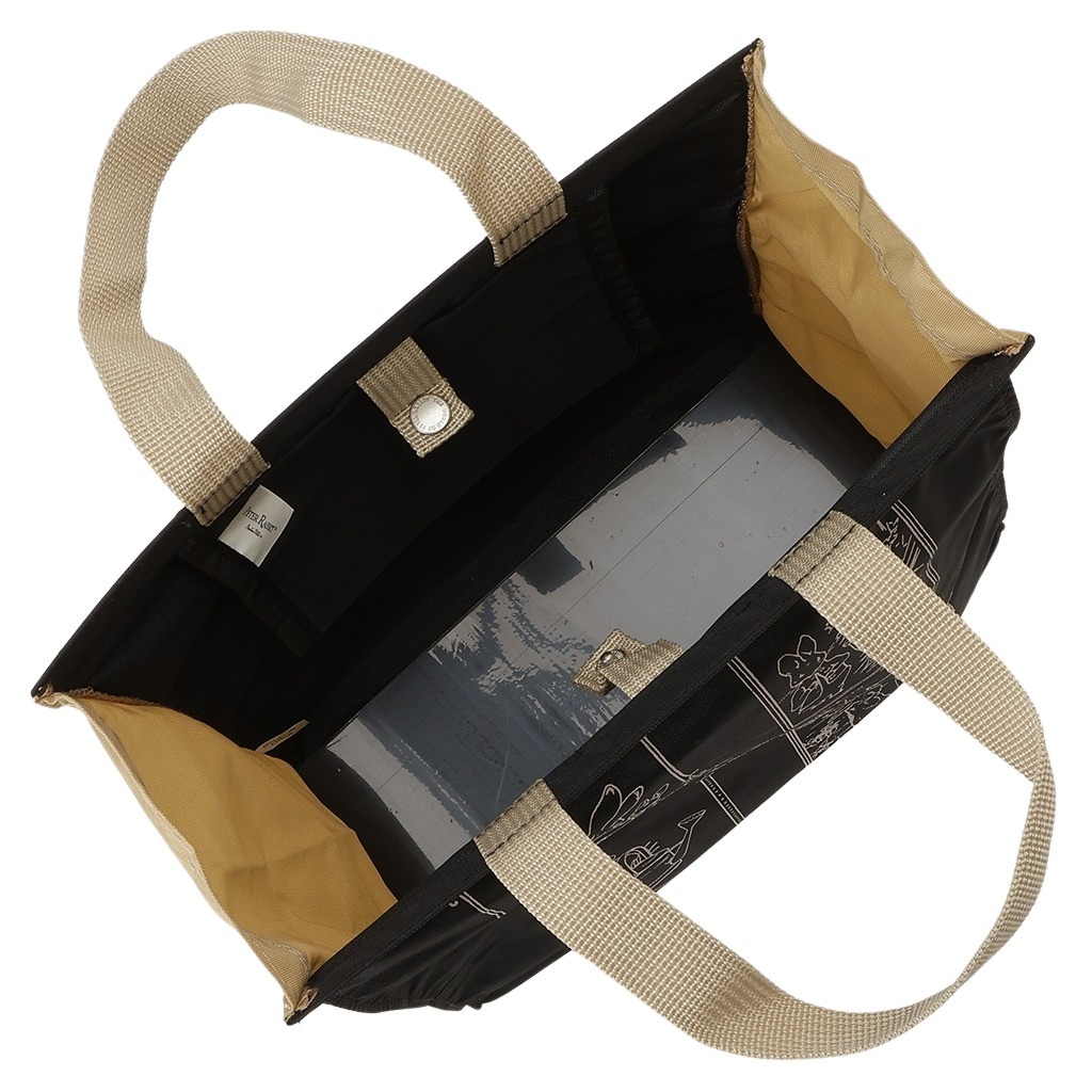 スクエアトートバッグ (S) 0646-03 [PETER RABBIT(TM) ピーターラビット(TM)] 軽量 B5 買い物 底板付き スクエア型 サブバッグ お稽古 うさぎ トートバッグ