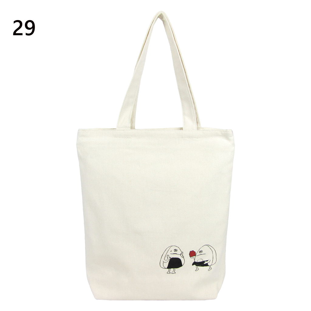 トートバッグ 9085 [ Palette Pop パレットポップ ] 軽量 A4 縦型トート A4バッグ 肩掛けバッグ 軽量バッグ レディース メンズ おにぎり ねこ パンダ いぬ アニマル キャラクター イラスト ユニーク 面白い 肩掛け 29 おにぎり おすそわけ