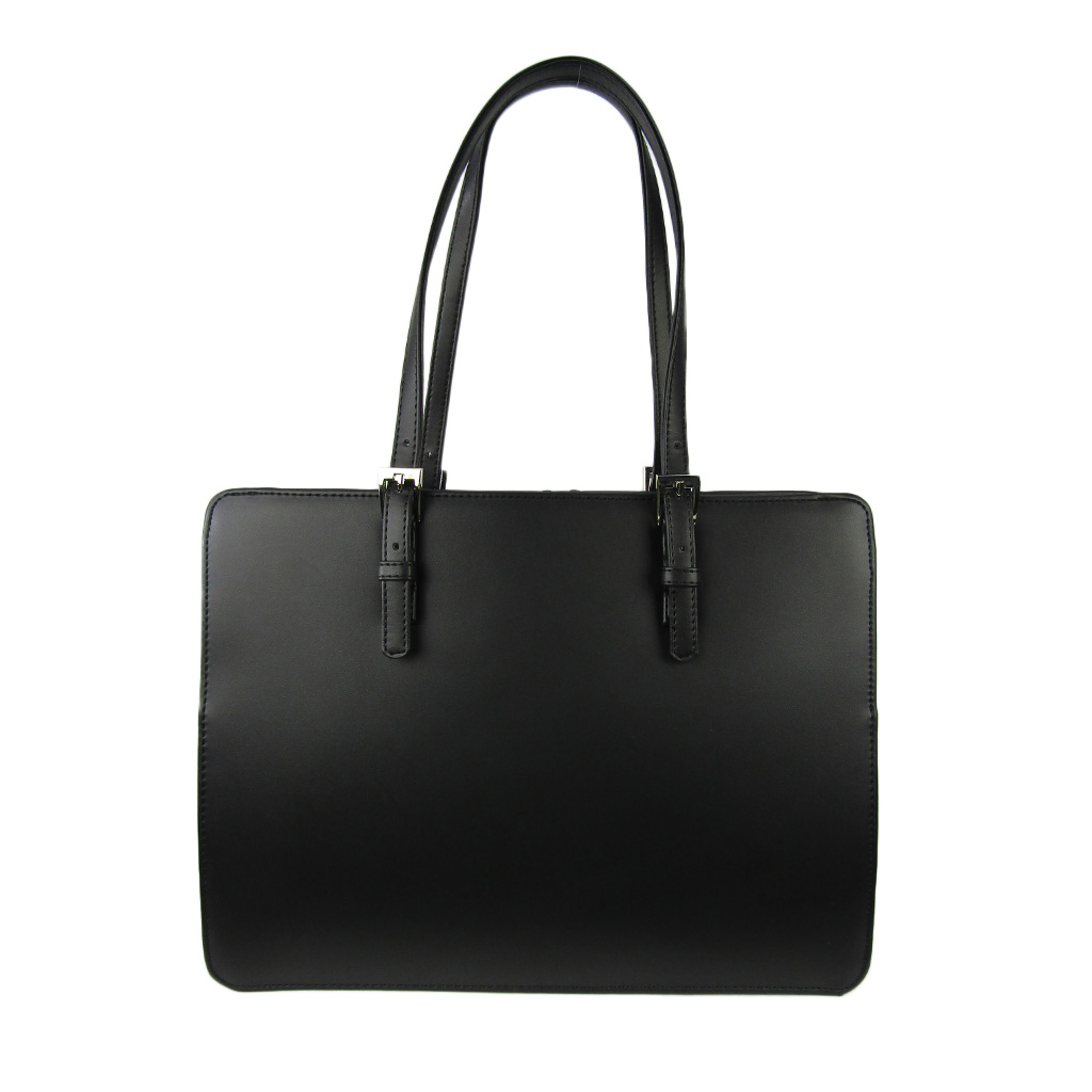 多機能 A4 肩掛け リクルートバッグ | 合皮 自立 軽量 就職 通勤 就職活動 就活 面接 営業 持ち手調整 レディース ビジネスバッグ 黒 ブラック 0455