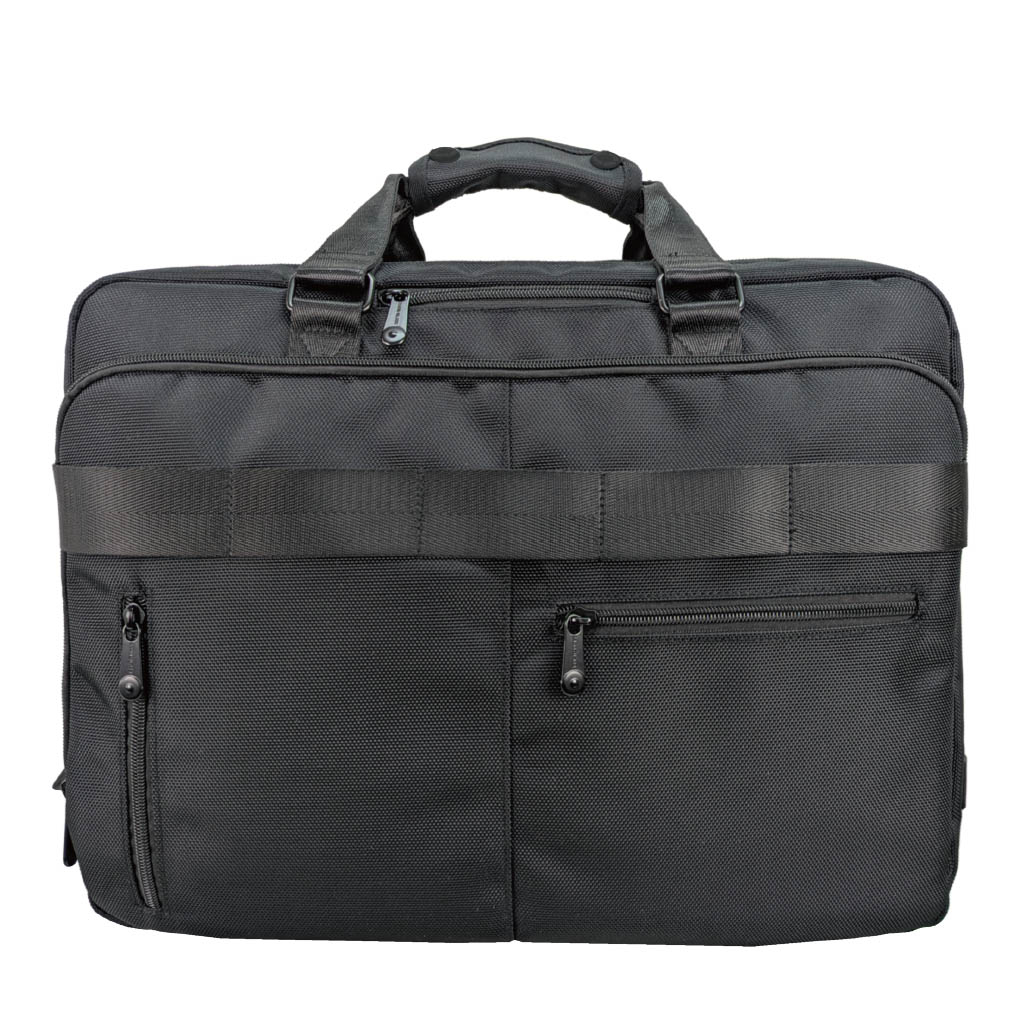 SANDGLASS｜キャリーオン機能 B4対応 2層ビジネスバッグ 大容量 多機能 撥水 リュック 手持ち ビジネスリュック PC タブレット収納 出張 サンドグラス ブラック 3G01