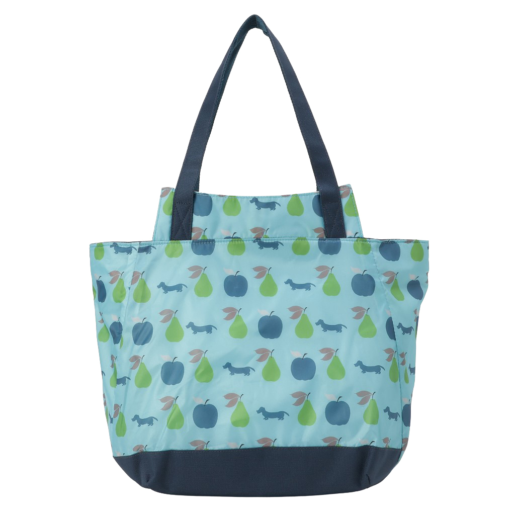 バルーン 保冷バッグ トートバッグ 3L35 [WHOLLY ウォーリー] 保温保冷 大容量 BIGサイズ 買い物 レジャー イヌ レディース ブルー