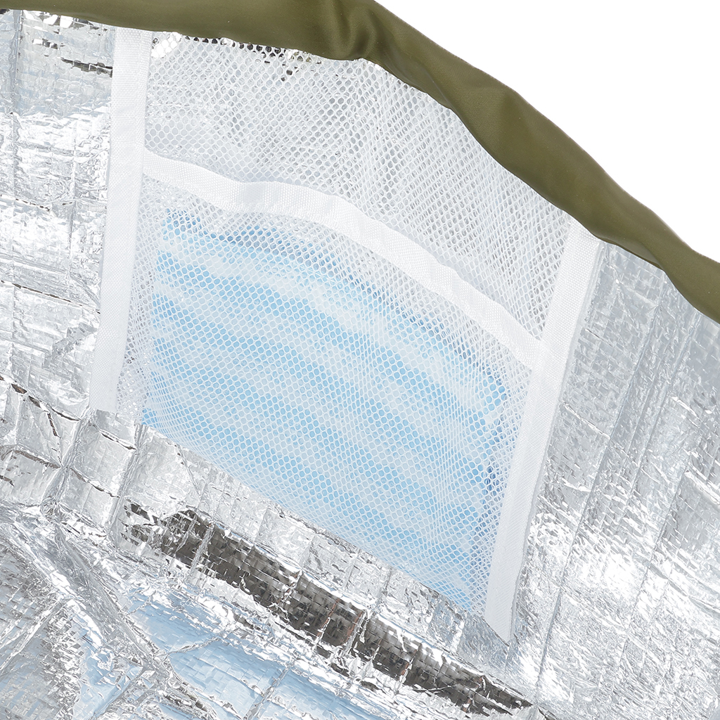 保温 保冷 レジかごバッグ 4WJ4 [mama fiore マーマフィオーレ] Picoteeシリーズ ピコティ 保温保冷 OUTDOOR 大容量 レジカゴバッグ トートバッグ キャンプ レディース カーキ