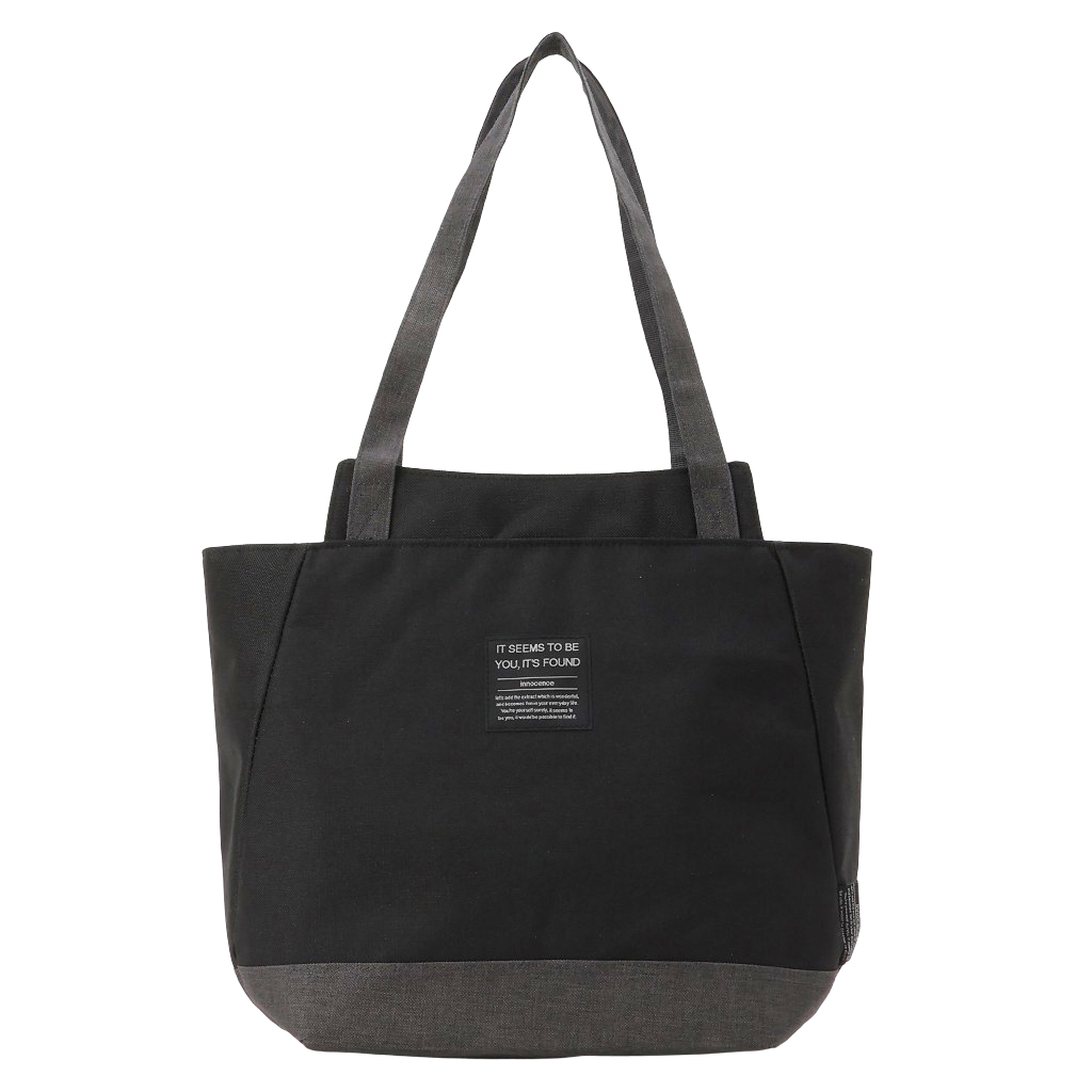 保冷バッグ トートバッグ 4WG3 [mama fiore マーマフィオーレ] Picoteeシリーズ ピコティ 保温保冷 無地 男女兼用 シンプル 大容量 レジャー レディース ブラック