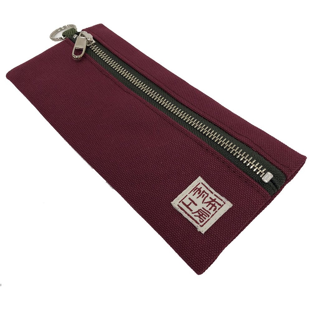 倉敷産帆布 日本製ポーチ 3J34 [帆布工房 はんぷこうぼう] ペンケース シンプル 帆布 筆箱