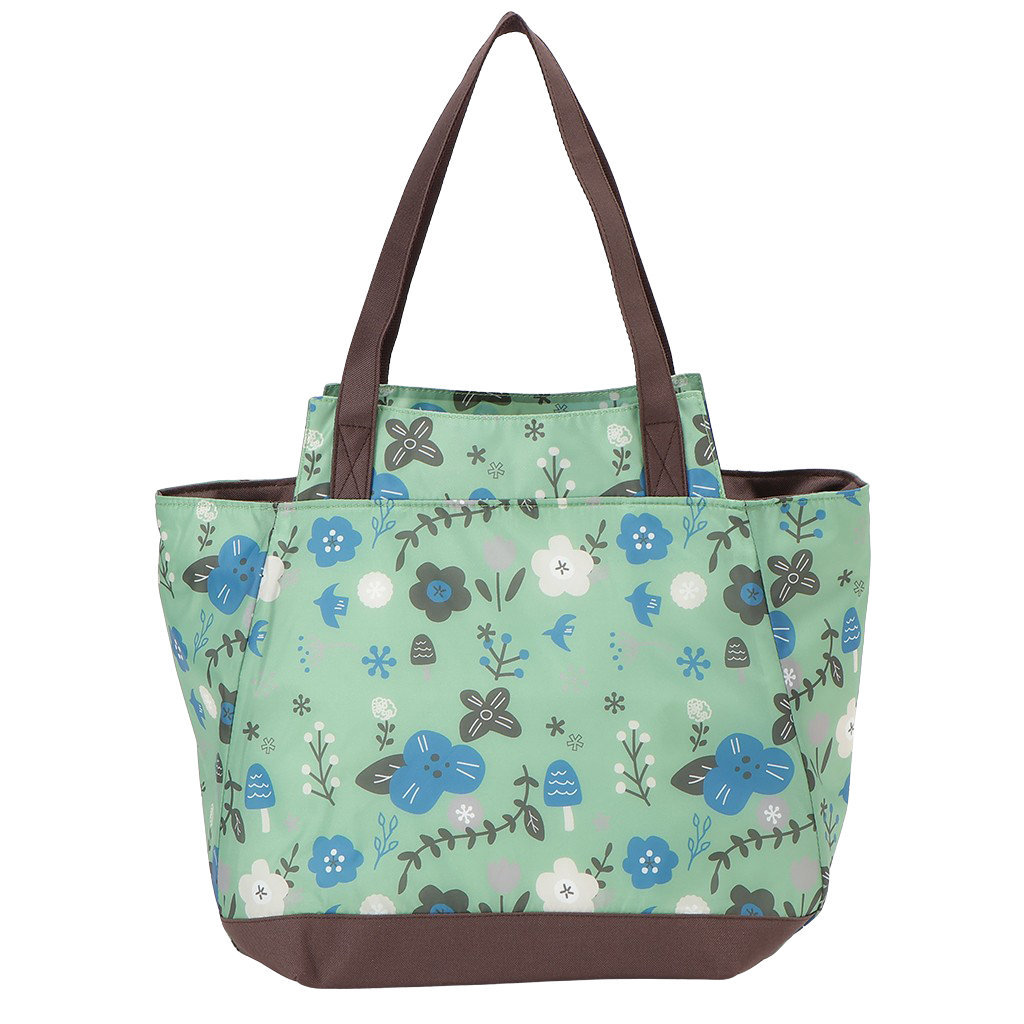 バルーン 保冷バッグ 保温 保冷 トートバッグ 5N47 [mama fiore マーマフィオーレ] 保温保冷 大容量 BIGサイズ 買い物 レジャー レディース グリーン