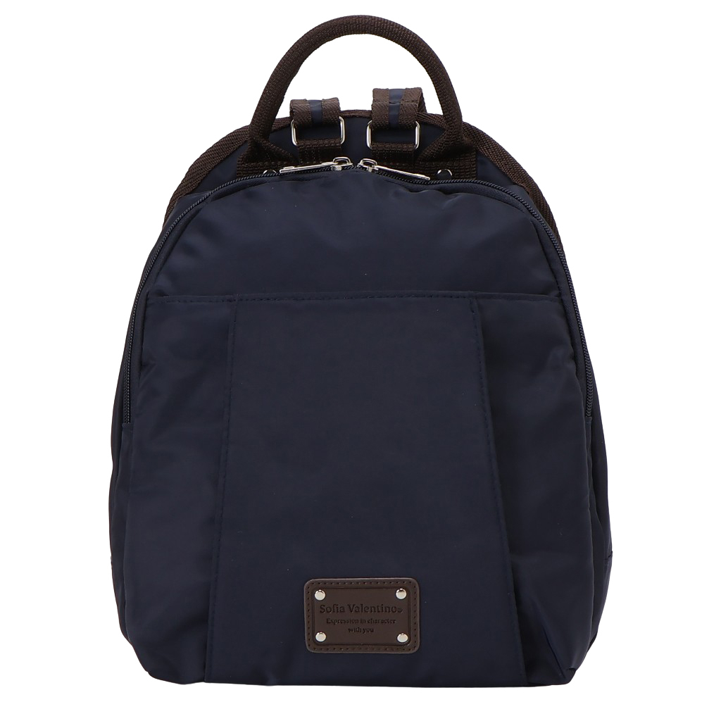 [Sofia Valentino ソフィアバレンチノ]  B5 サイズ対応 リュック 全5色 | リュックサック レディース 軽量 小物収納 撥水加工 お出かけ 観光 旅行 紺 ネイビー 49F8