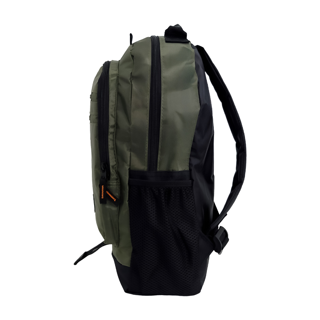 ファスナーポケット付リュック 3543 [A.O.T エーオーティー] 人気 A4 デイパック 旅行 カラー豊富 00カーキ