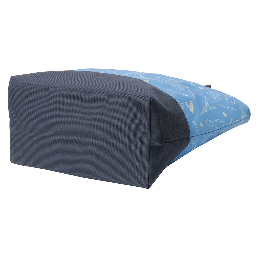 保冷バッグ トートバッグ 5M54 [ネコ人間 nekoningen ねこにんげん] 保温保冷 買い物 レジャー ネコ かわいい レディース ブルー