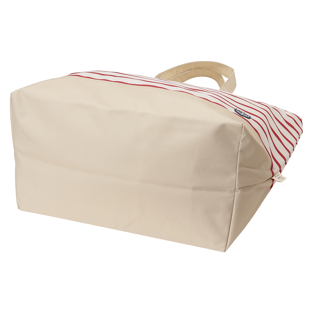 保冷バッグ トートバッグ 4X87 [mama fiore マーマフィオーレ] Picoteeシリーズ ピコティ 保温保冷 マリンボーダー おしゃれ レジャー レディース レッド