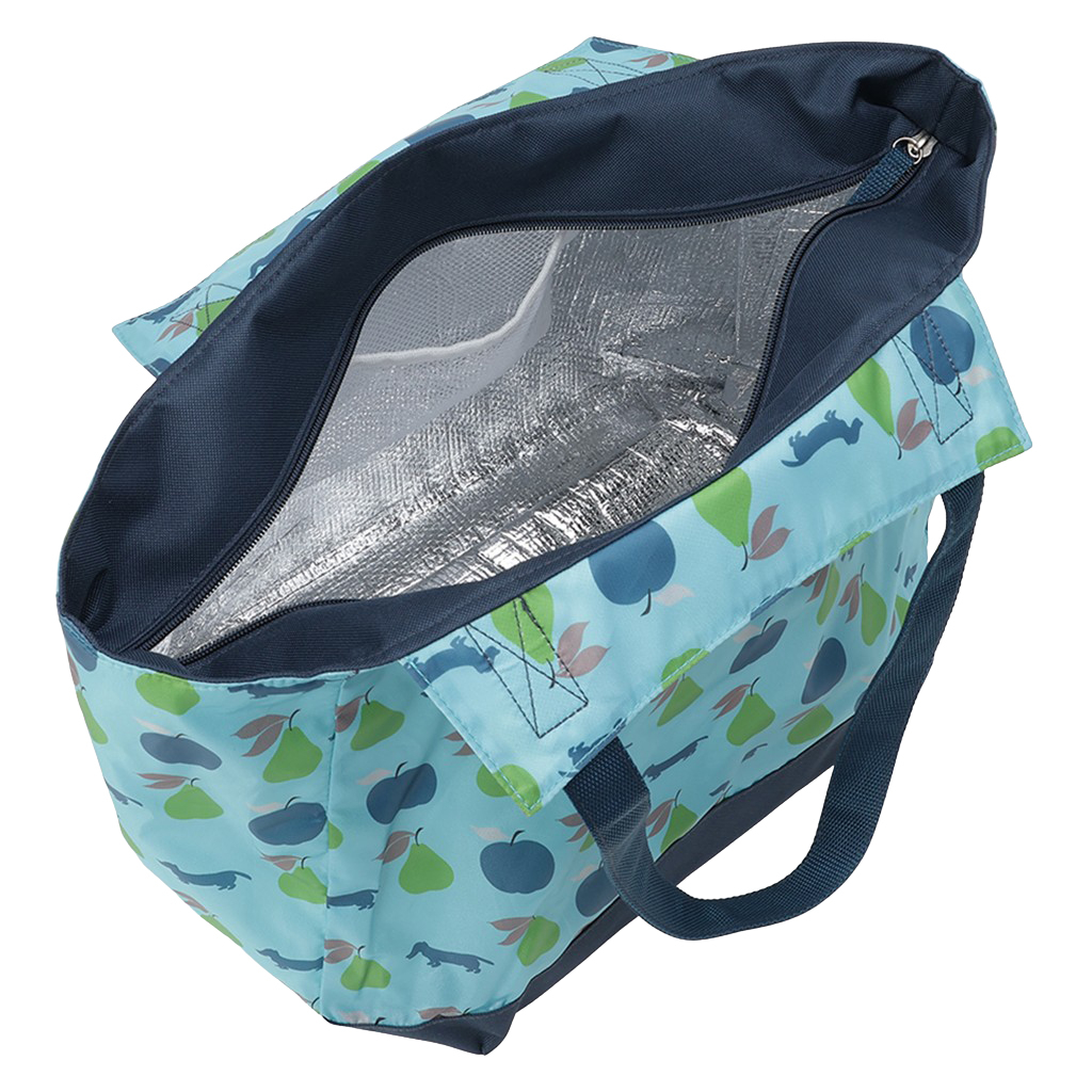 バルーン 保冷バッグ トートバッグ 3L35 [WHOLLY ウォーリー] 保温保冷 大容量 BIGサイズ 買い物 レジャー イヌ レディース ブルー