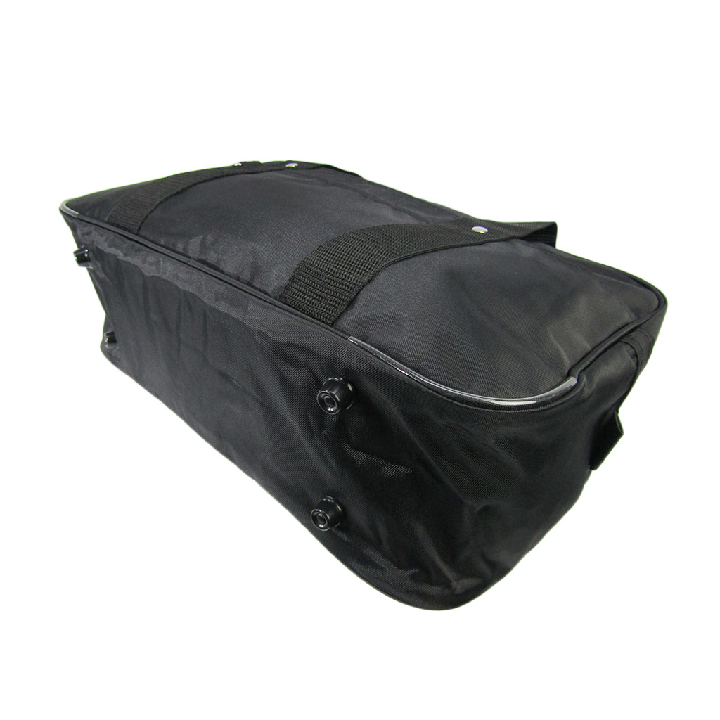 [A.O.T エーオーティー] A4対応 シンプル スクールバッグ スクバ 通学用 サブバッグ 横向き  学校 通学かばん 学生 生徒 男女兼用 黒 ブラック 3387