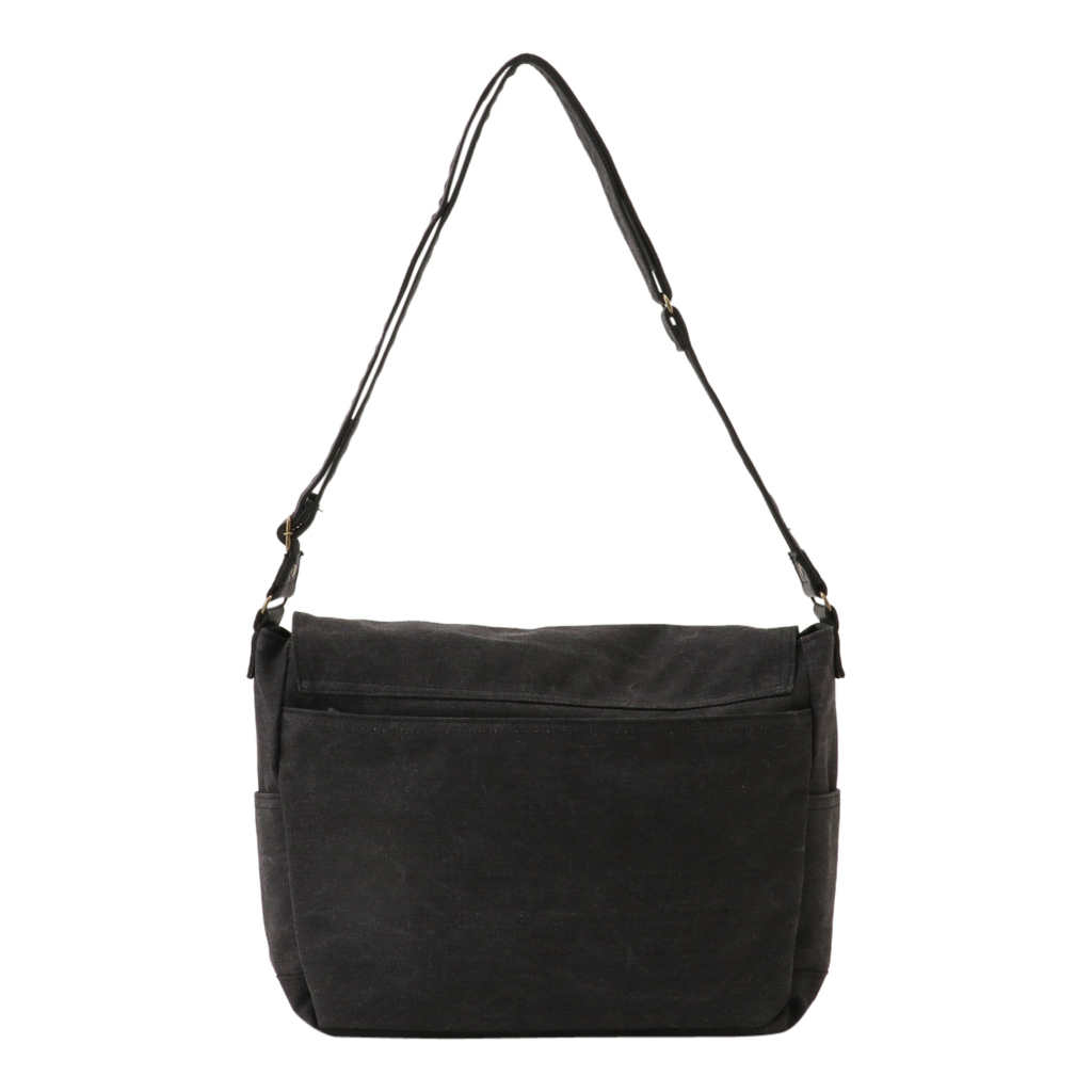 A4横型ショルダーバッグ VINTAGE2シリーズ 3X97 [帆布工房 はんぷこうぼう] 帆布 キャンバス メッセンジャーバッグ 斜めがけ メンズ レディース 牛革 ビンテージ ブランド