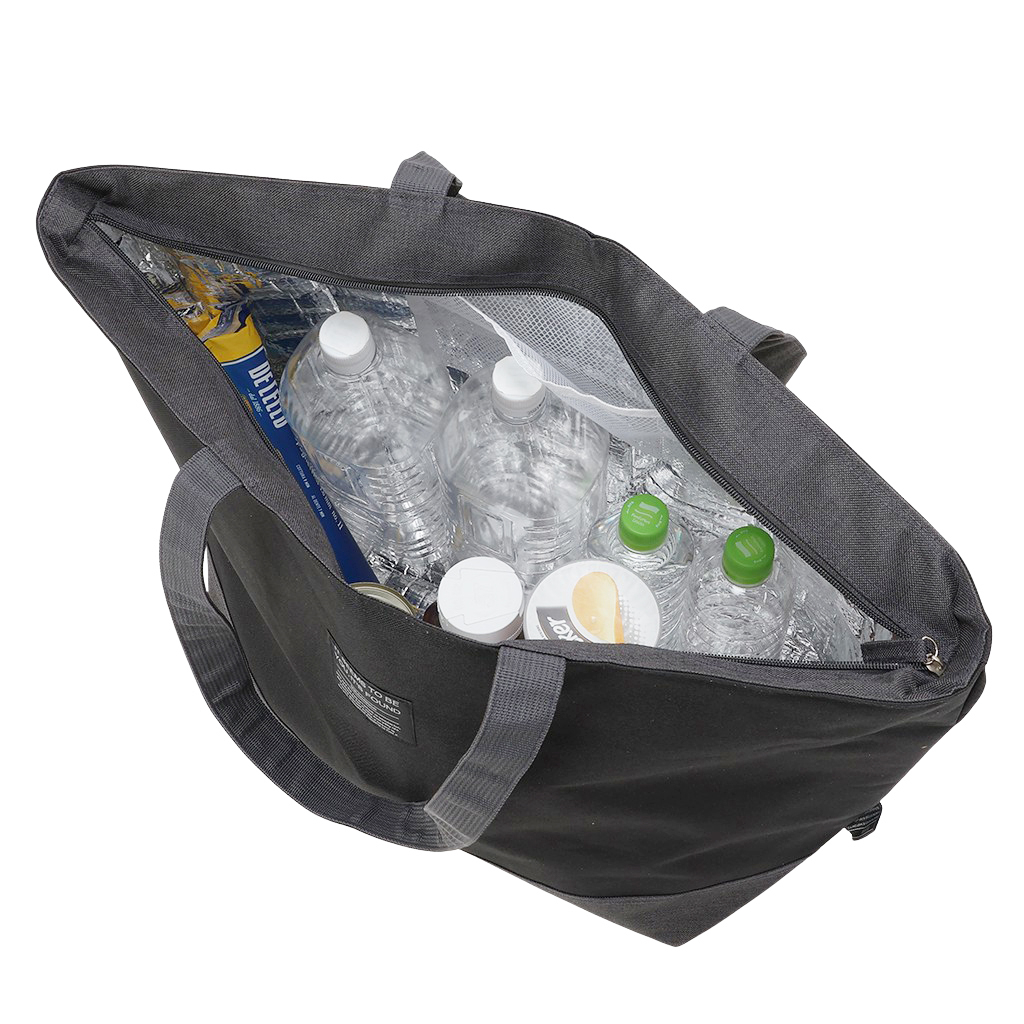 保冷バッグ トートバッグ 4WG2 [mama fiore マーマフィオーレ] Picoteeシリーズ ピコティ 保温保冷 無地 男女兼用 シンプル 大容量 レジャー レディース ブラック