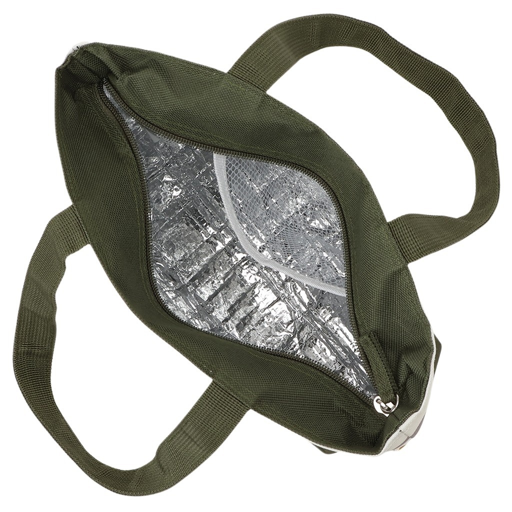  [mama fiore マーマフィオーレ] Picoteeシリーズ ピコティ 保温保冷 ランチバッグ 保冷バッグ | おしゃれ 可愛い サブバッグ 軽量 レディース キッズ 弁当袋 ミニ トートバッグ 4L 便利 マリンボーダー／グレー