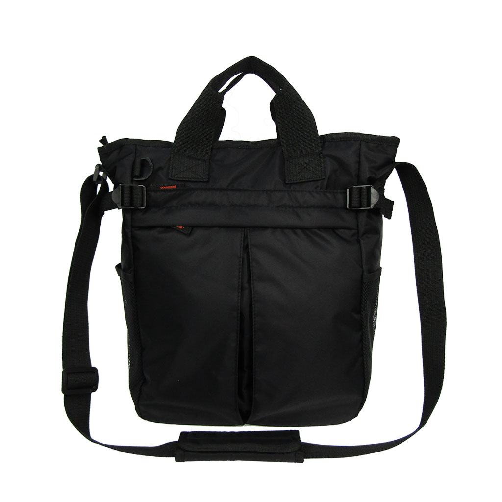 2WAY 大容量 A4対応 ボンディングバッグ 全4色 | トートバッグ 多収納 多機能 通勤 通学 お稽古 男女兼用 軽量 軽い 撥水 サブバッグ オフィス ビジネス カジュアル ブラック 3E77