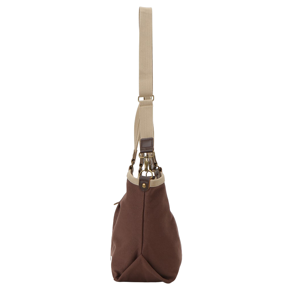 帆布工房 PEARIIシリーズ| バイカラー仕様 2WAY ハンドバッグ ショルダーバッグ 軽量 お弁当 天然素材 帆布 本革 底板付き ナチュラル カジュアル レディース はんぷこうぼう 3X40 