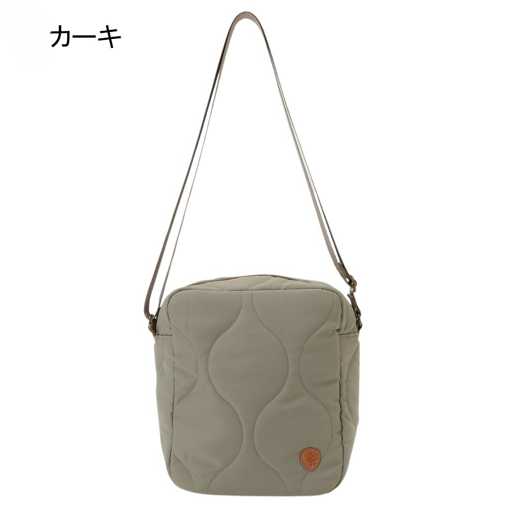 chiemi sacs |  キルティング ショルダーバッグ | くすみ ブルー 6227