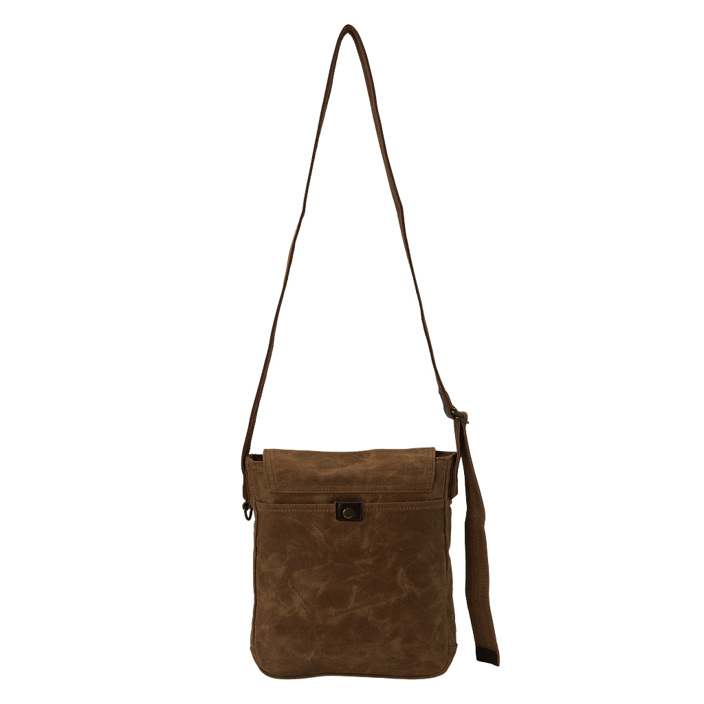 帆布工房 HUSKYII シリーズ 全３色 | B5対応 帆布ショルダーバッグ パラフィン加工 撥水 天然素材 帆布 キャンバス 旅行 通学 男女兼用 頑丈 はんぷこうぼう 茶 ブラウン 3X25