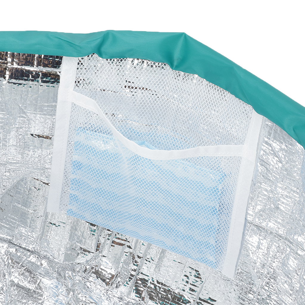 保温保冷 レジかごバッグ 4WH9 [mama fiore マーマフィオーレ] Picoteeシリーズ ピコティ 保温保冷 もふもふ犬 チェック レジカゴバッグ トートバッグ 買物 レディース グリーン