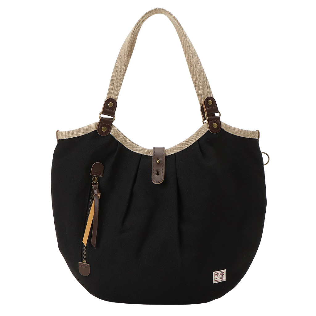 帆布工房 PEARIIシリーズ|A4対応 ハンドバッグ 軽量 天然素材 帆布 キャンバス地 本革 ナチュラル カジュアル バイカラー レディース はんぷこうぼう 3X41