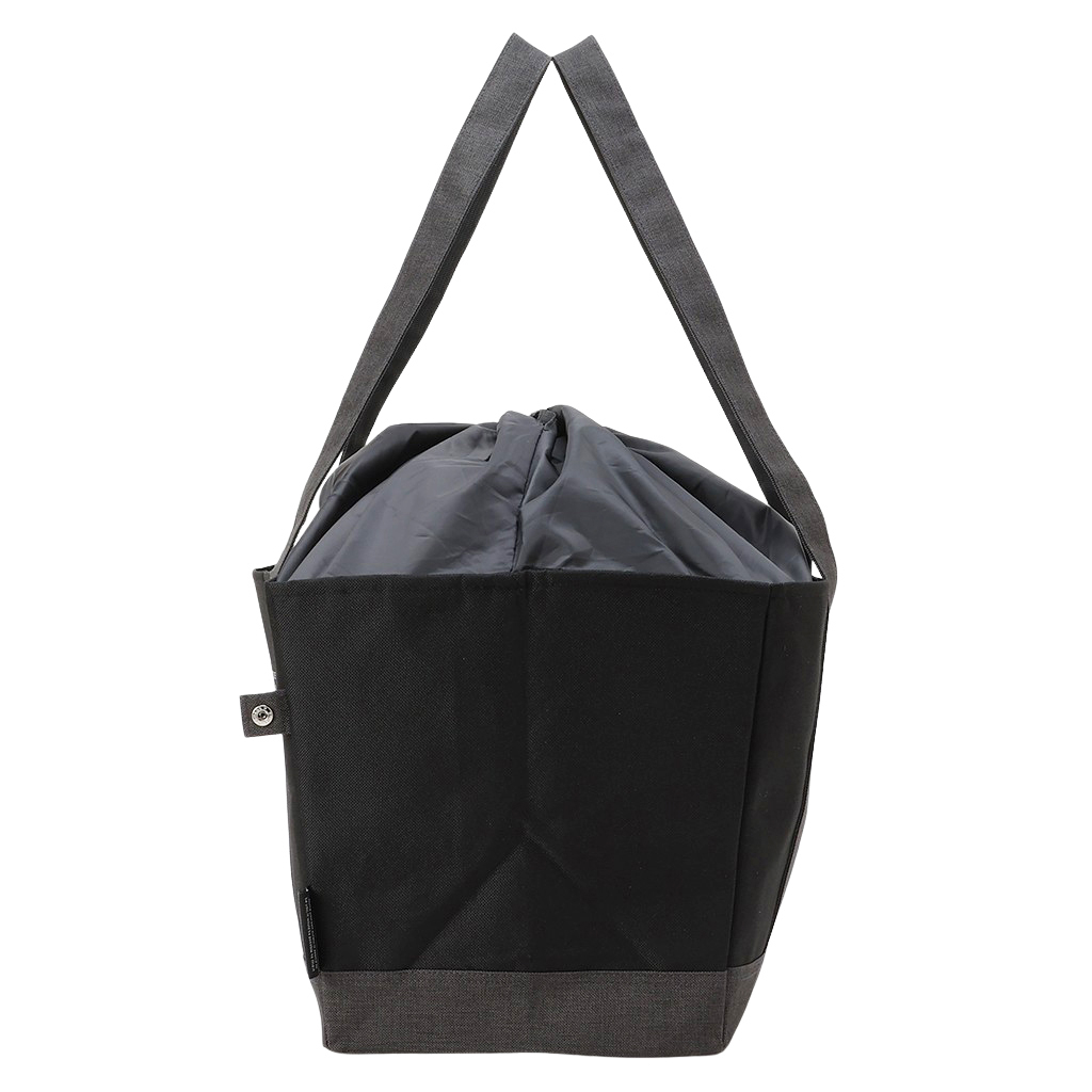 レジカゴバッグ 4WG4 [mama fiore マーマフィオーレ] Picoteeシリーズ ピコティ 保温保冷 無地 保冷バッグ トートバッグ エコバッグ レジかご 男女兼用 シンプル コンパクト レディース ブラック