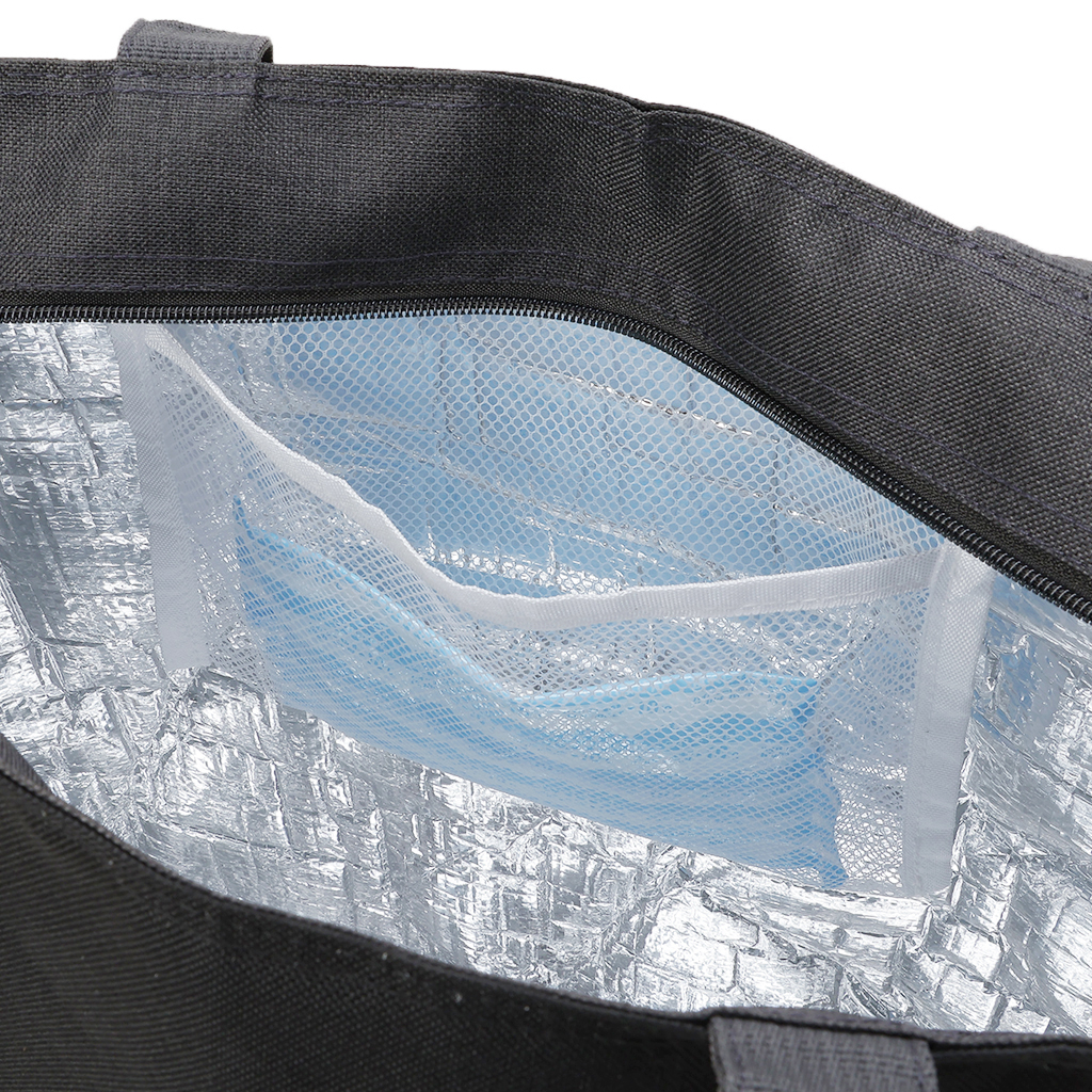 保冷バッグ トートバッグ 4WG2 [mama fiore マーマフィオーレ] Picoteeシリーズ ピコティ 保温保冷 無地 男女兼用 シンプル 大容量 レジャー レディース ブラック