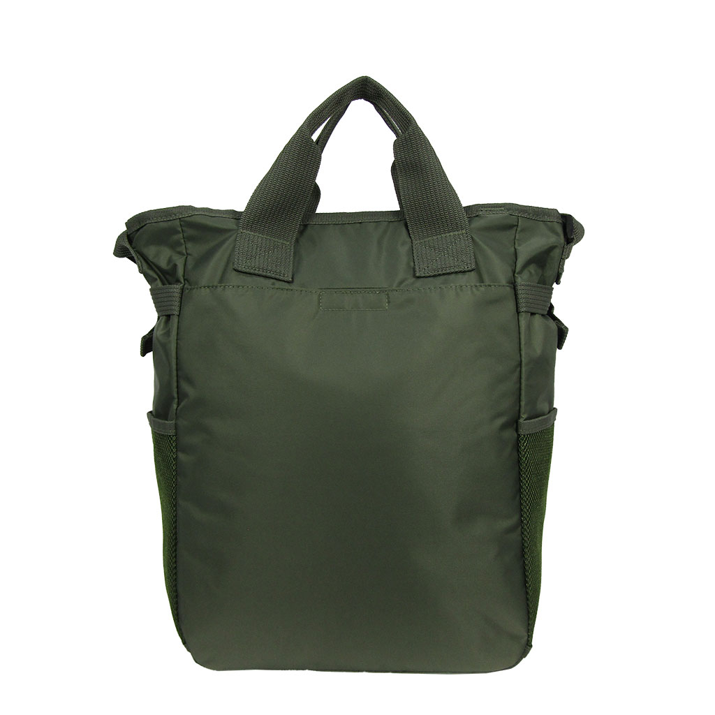 2WAY 大容量 A4 対応 ボンディングバッグ 全4色 | トートバッグ 多収納 多機能 通勤 通学 お稽古 男女兼用 軽量 軽い 撥水 サブバッグ オフィス ビジネス カジュアル カーキ 3E77