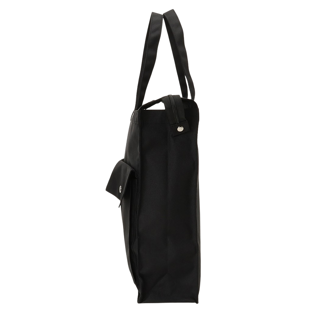 [A.O.T エーオーティー]  多機能 A4 対応トートバッグ 大容量 軽量 書類かばん 縦型 底板付き 撥水加工 男女兼用 ハンドバッグ ブラック 3420