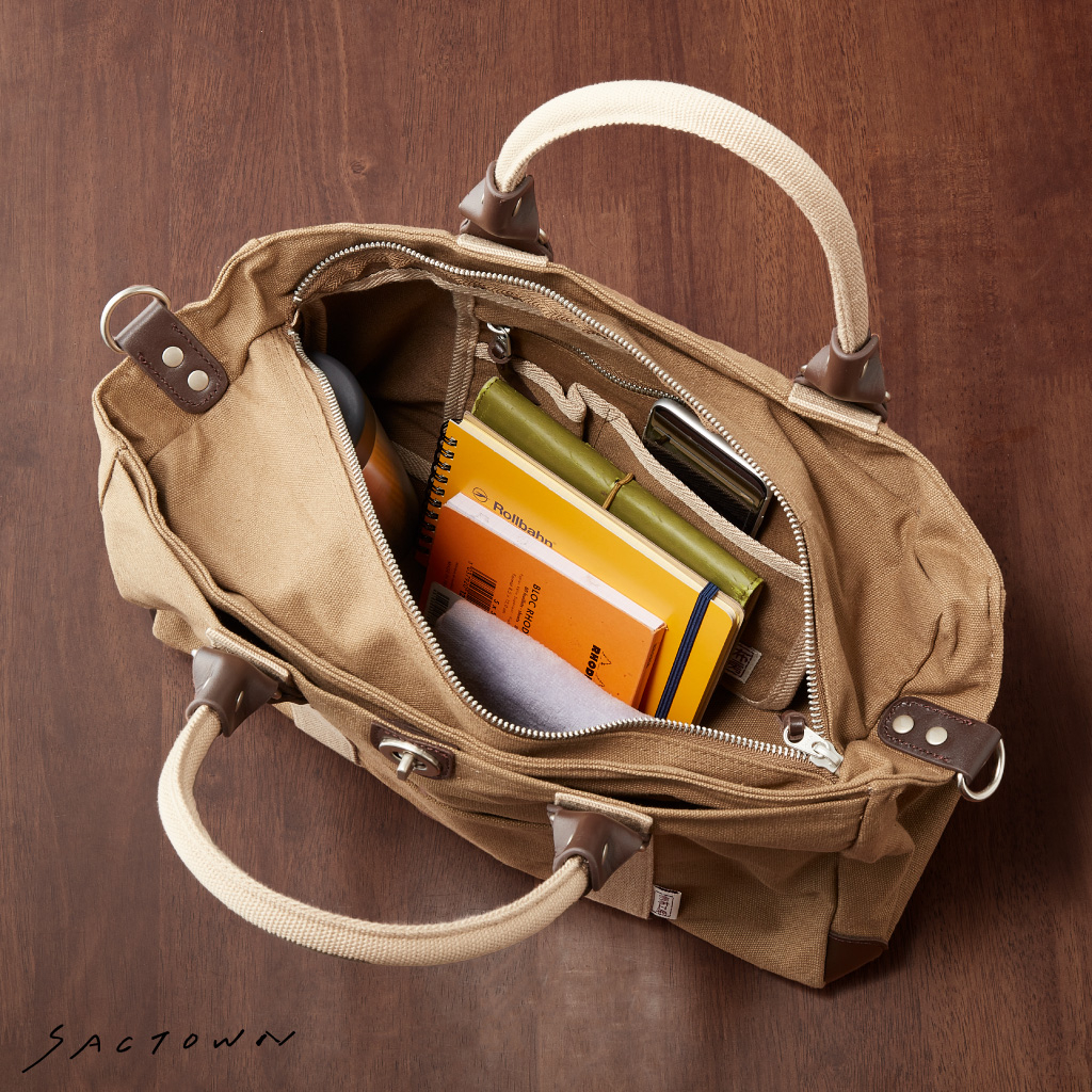 ボストンバッグ (S) TRIPLINEシリーズ 3X82 [帆布工房 はんぷこうぼう] 帆布 キャンバス 旅行カバン 旅行バッグ メンズ ミニ ビンテージ ブランド