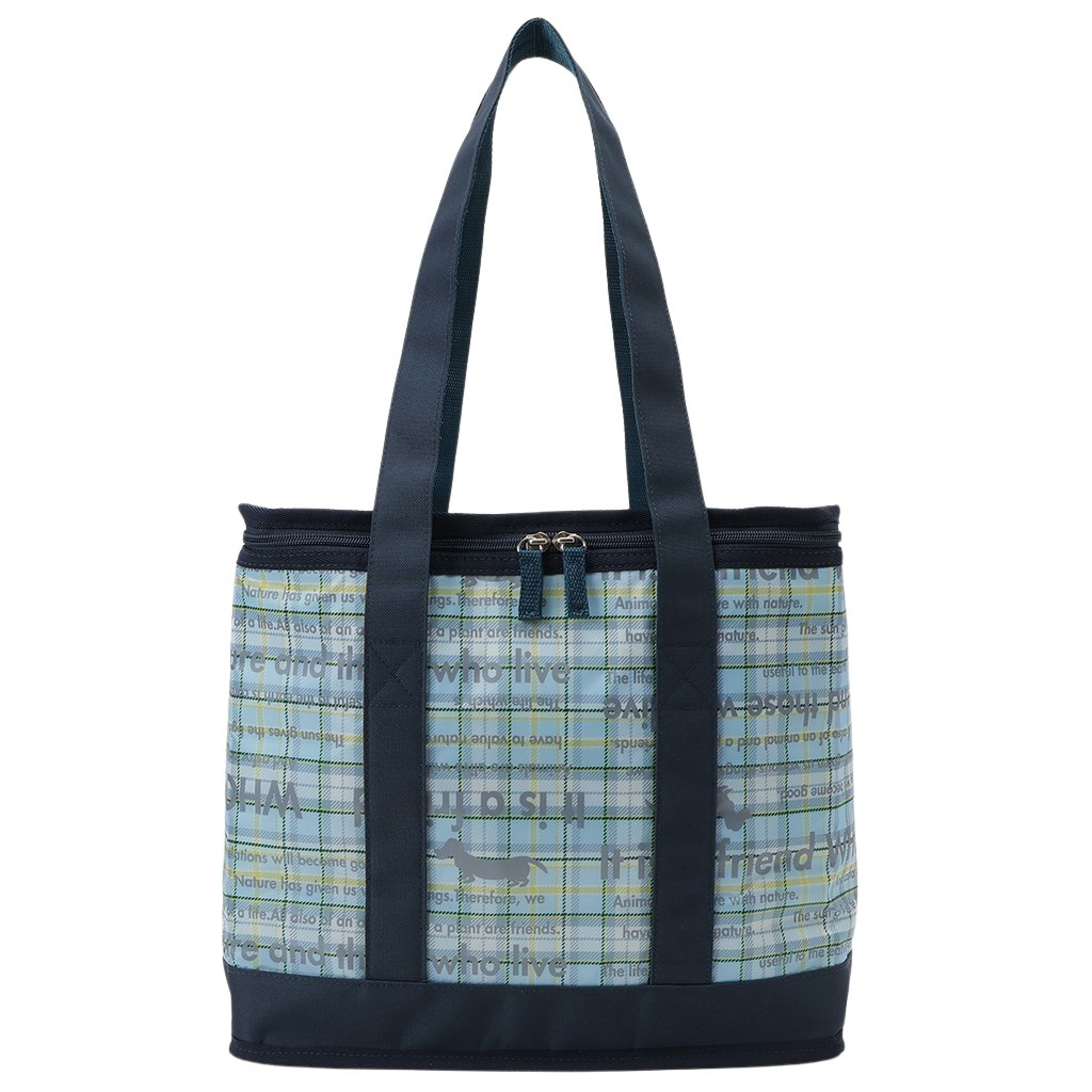 保冷バッグ トートバッグ 3L29 [WHOLLY ウォーリー] 保温保冷 買い物 レジャー イヌ かわいい レディース ブルー