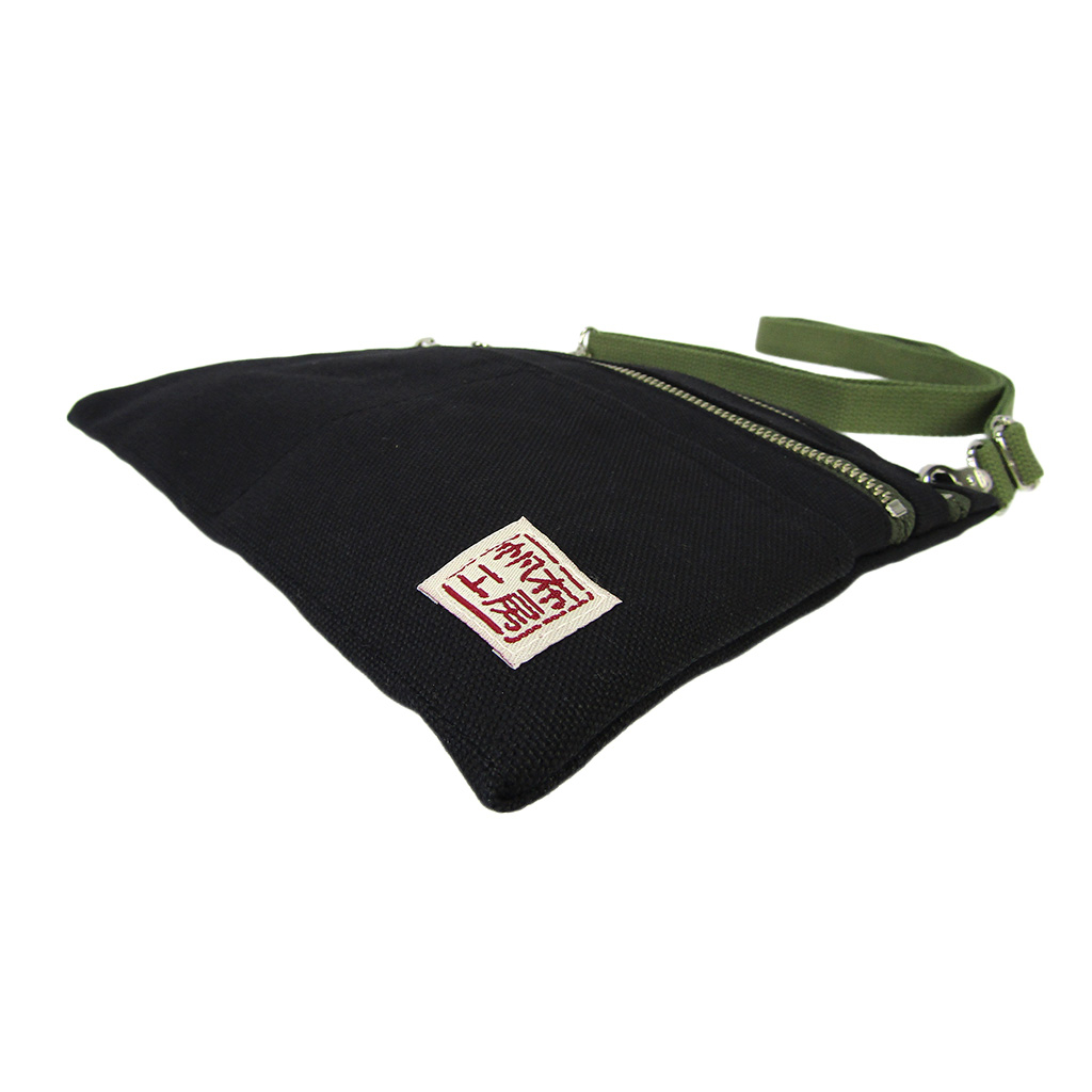 2WAY ショルダーバッグ 3J36 [帆布工房 はんぷこうぼう] 日本製 ポーチ サコッシュショルダー マチなし 帆布 キャンバス ブランド