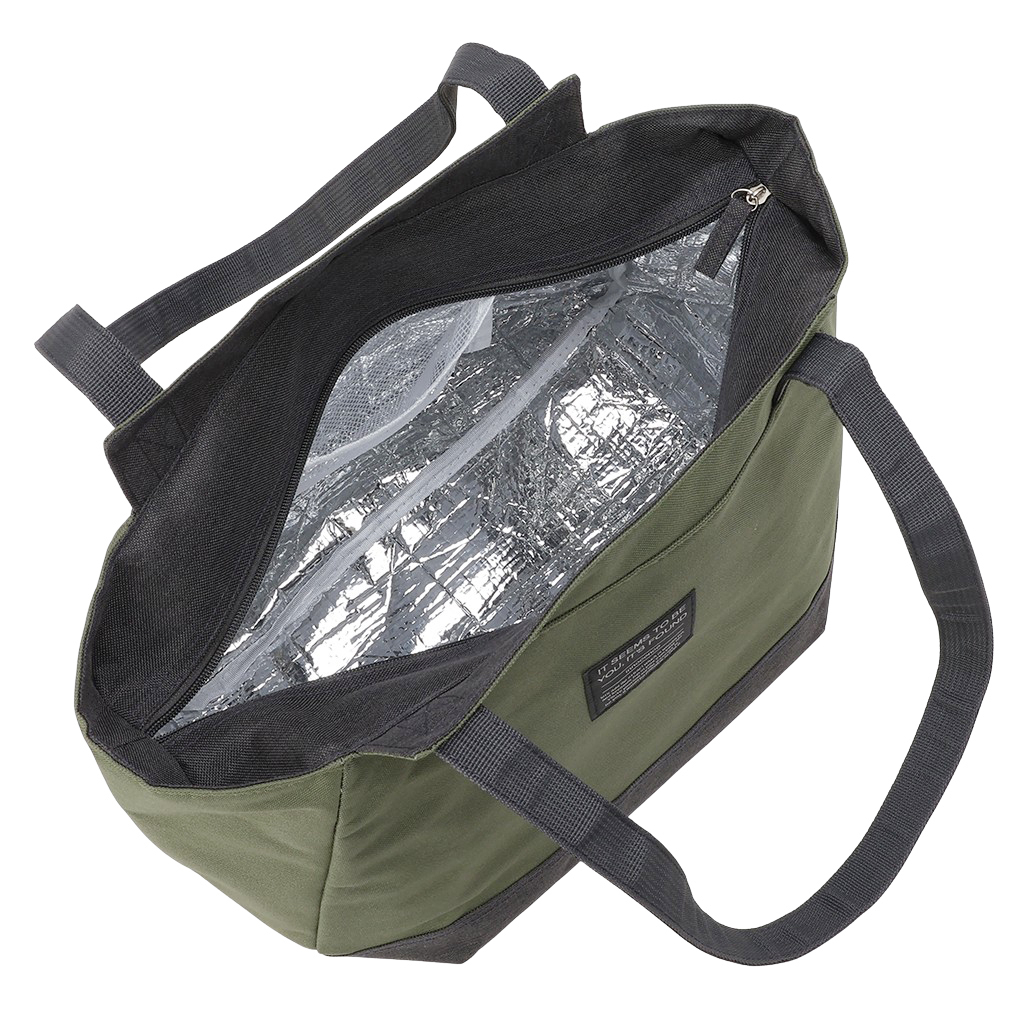 保冷バッグ トートバッグ 4WG3 [mama fiore マーマフィオーレ] Picoteeシリーズ ピコティ 保温保冷 無地 男女兼用 シンプル 大容量 レジャー レディース カーキ