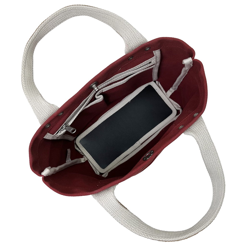 帆布 トートバッグ LINEシリーズ 3J21 [帆布工房 はんぷこうぼう] 帆布トートミニトート ランチバッグ 手提げ サブバッグ 小さめ シンプル おしゃれ キャンバス