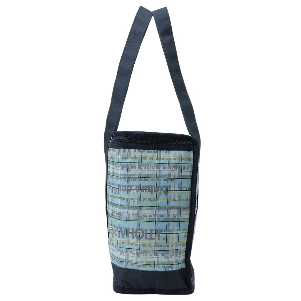 保冷バッグ トートバッグ 3L29 [WHOLLY ウォーリー] 保温保冷 買い物 レジャー イヌ かわいい レディース ブルー