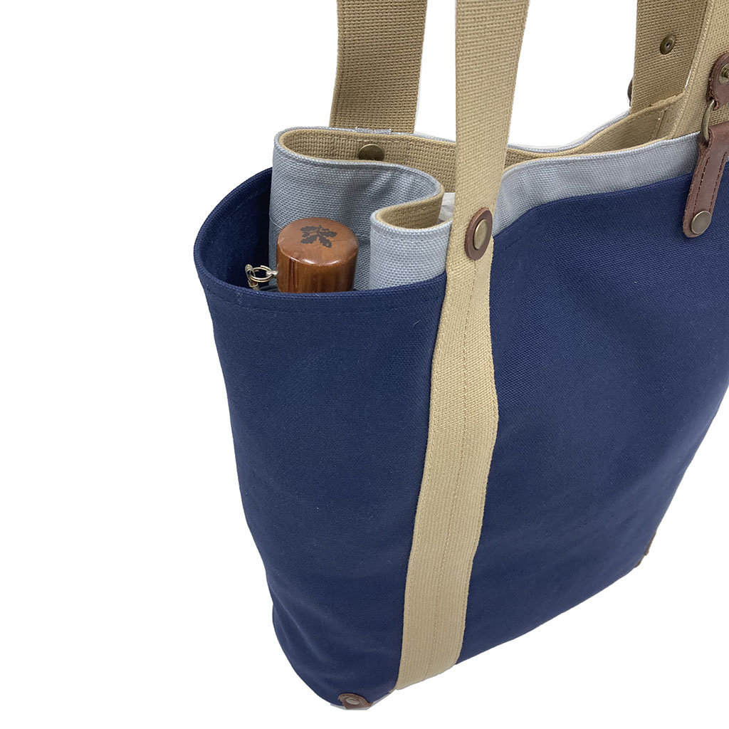 トートバッグ 3J40 [帆布工房 はんぷこうぼう] 日本製 多機能 2重構造 ポケット豊富 帆布 買い物 メンズ レディース