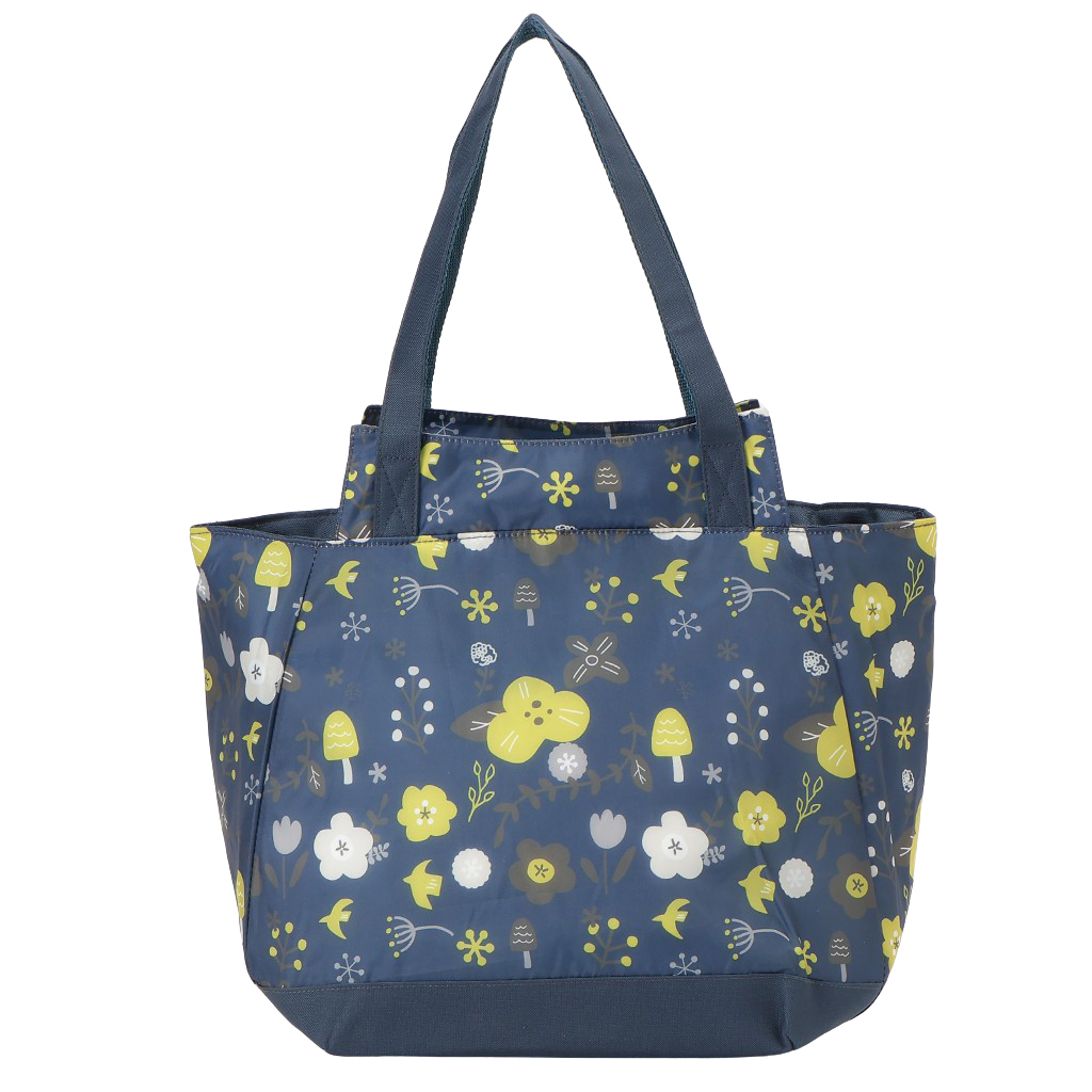 バルーン 保冷バッグ 保温 保冷 トートバッグ 5N47 [mama fiore マーマフィオーレ] 保温保冷 大容量 BIGサイズ 買い物 レジャー レディース ネイビー