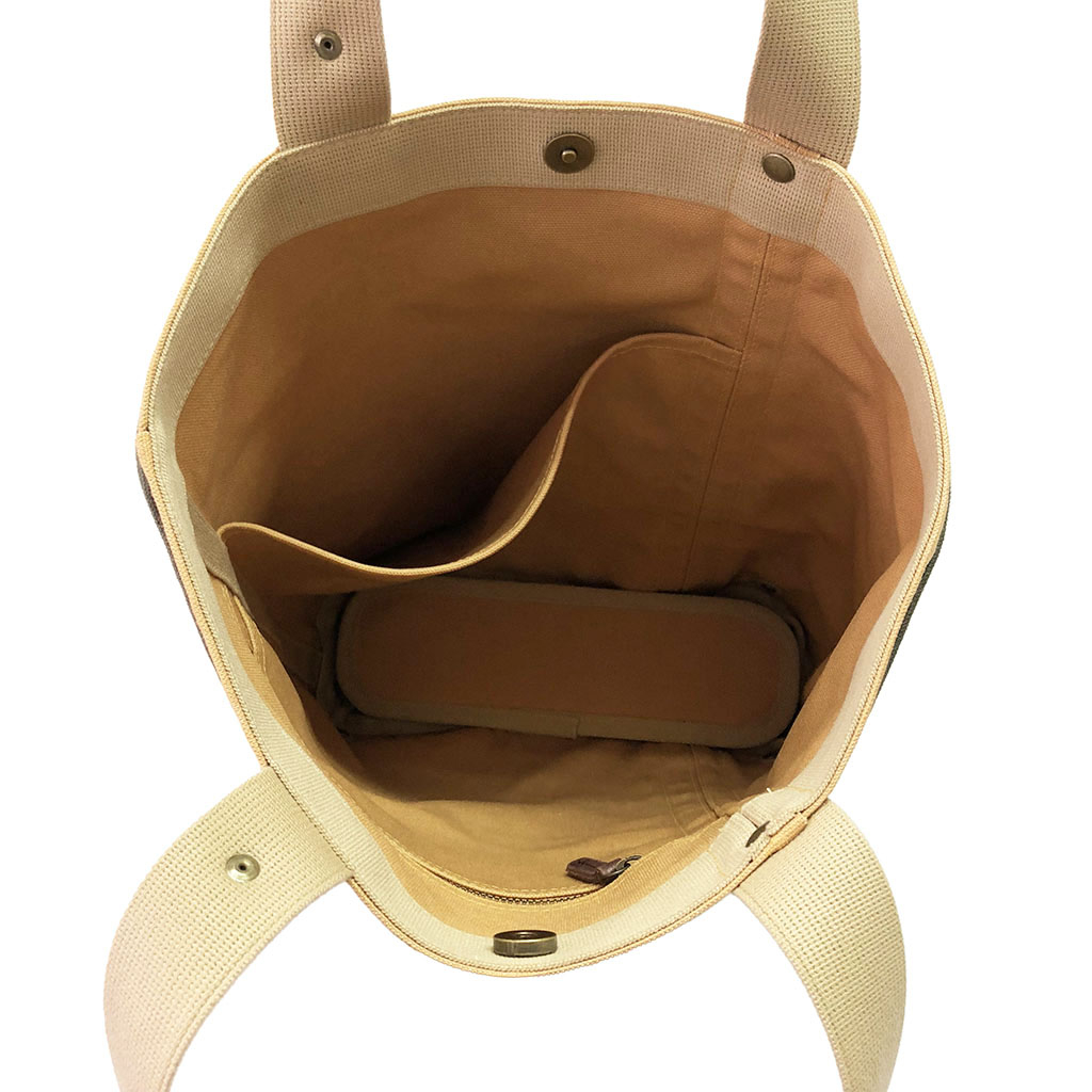 トートバッグ 3J40 [帆布工房 はんぷこうぼう] 日本製 多機能 2重構造 ポケット豊富 帆布 買い物 メンズ レディース