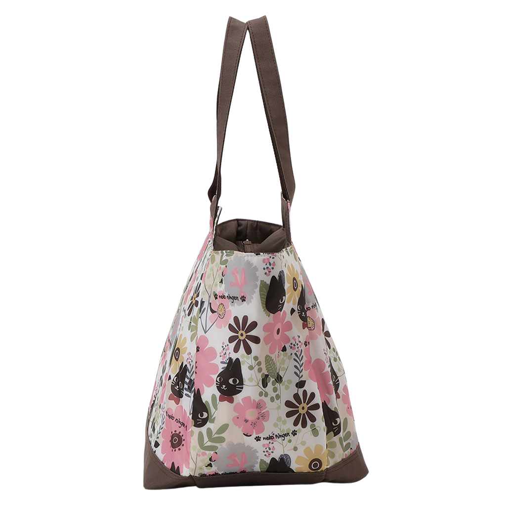 バルーン 保冷バッグ トートバッグ 5M70 [ネコ人間 nekoningen ねこにんげん] 保温保冷 大容量 BIG 買い物 レジャー ネコ レディース ピンク