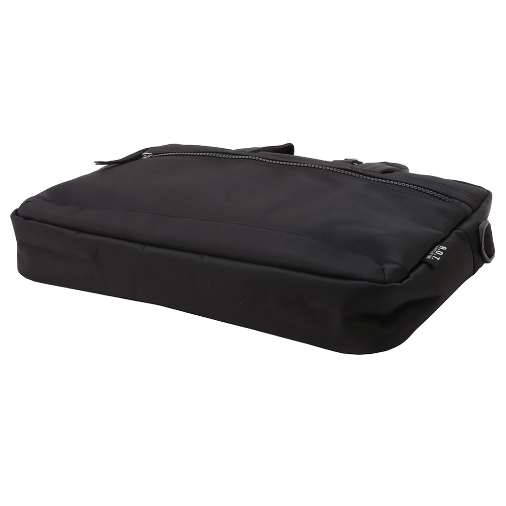 [A.O.T エーオーティー] B5サイズ対応 2way ビジネスバッグ ショルダー 通勤 ビジネス 営業 軽い 黒×灰 ブラック×グレー 3843