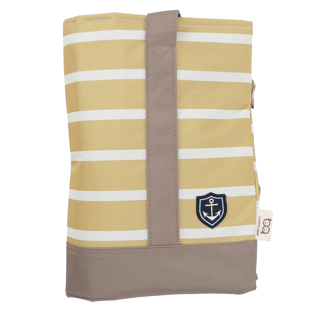 保温 保冷 レジかごバッグ 4WH4 [mama fiore マーマフィオーレ] Picoteeシリーズ ピコティ 保温保冷 マリンボーダー コンパクトレジカゴバッグ トートバッグ レディース イエロー