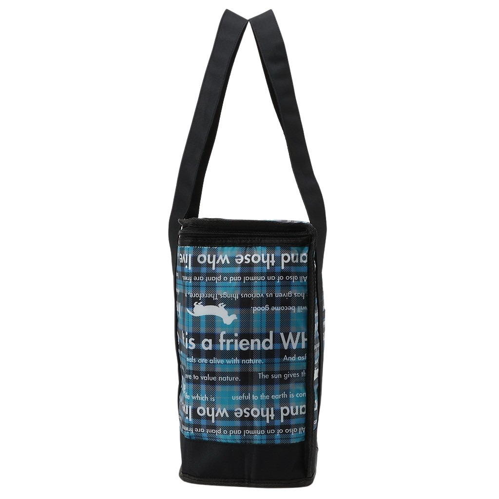 保冷バッグ トートバッグ 3L29 [WHOLLY ウォーリー] 保温保冷 買い物 レジャー イヌ かわいい レディース ブラック