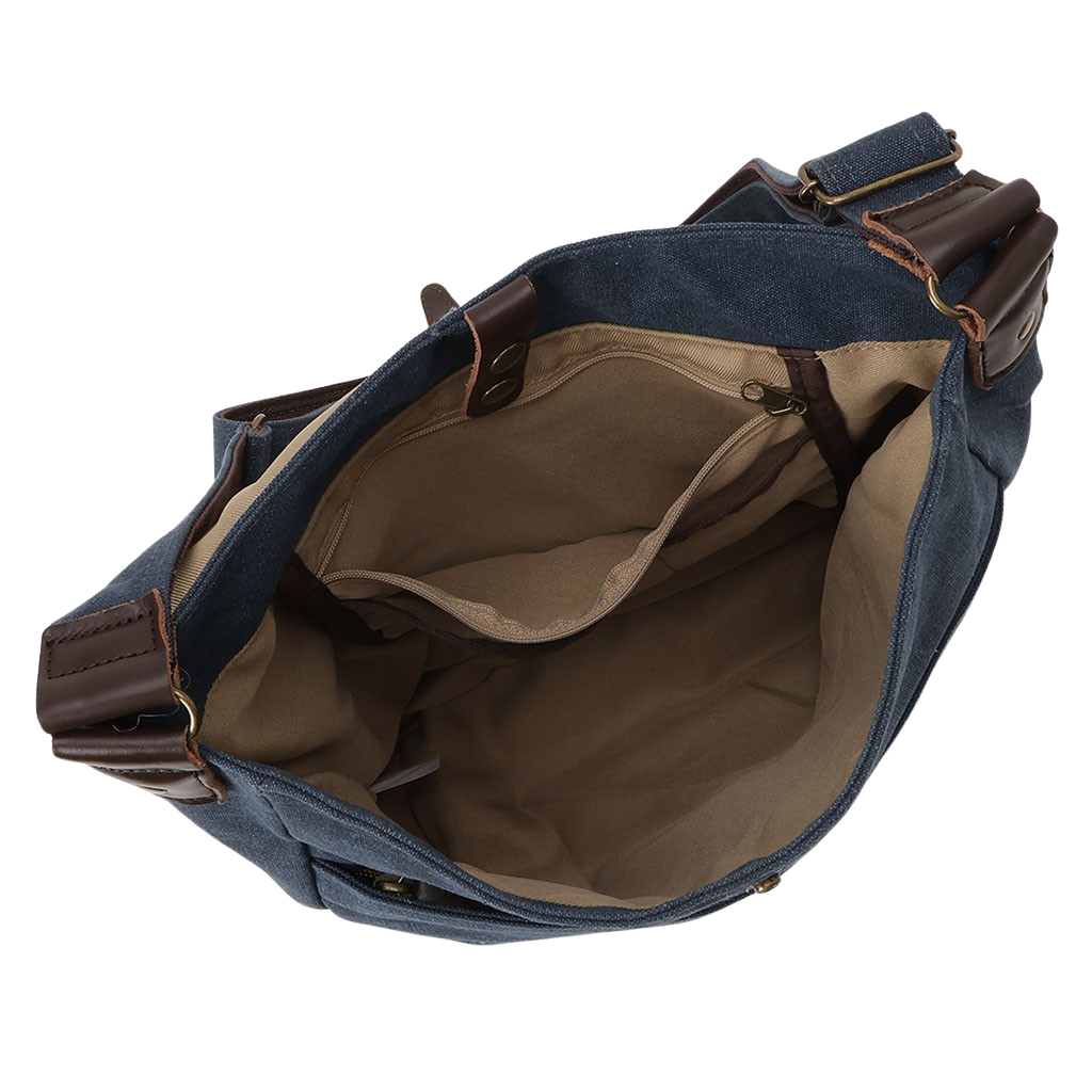  帆布工房 ヴィンテージIIシリーズ ショルダーバッグ 全4色 | 帆布 本革 ショルダーバック レディース メンズ ユニセックス 男女兼用 ムラ染め 斜め掛け 斜めがけ サブ サブバッグ サブバック お出かけ 旅行 通勤 通学カジュアル A4 00ネイビー