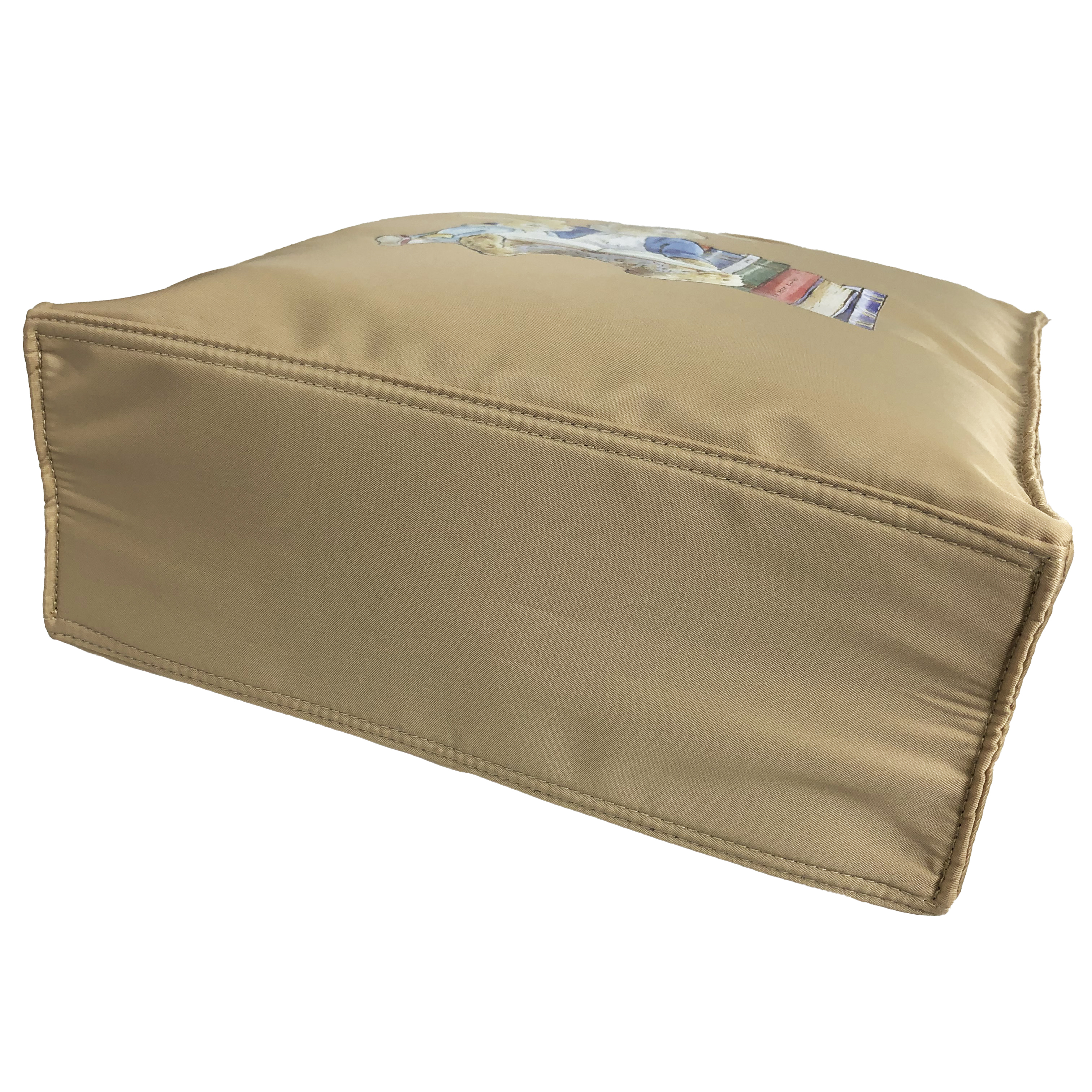  [ピータ―ラビット (ＴＭ )] A4サイズ対応 トートバッグ ハンドバッグ サブバッグ 手持ちタイプ 撥水 ポケット充実 ファスナー付き 大人 上品 かわいい レディース PETERRABBIT(ＴＭ) うさぎ ねこ レッスンバッグ 買い物 お稽古 習い事 縦型トート 0635　01ベージュ LittleBook