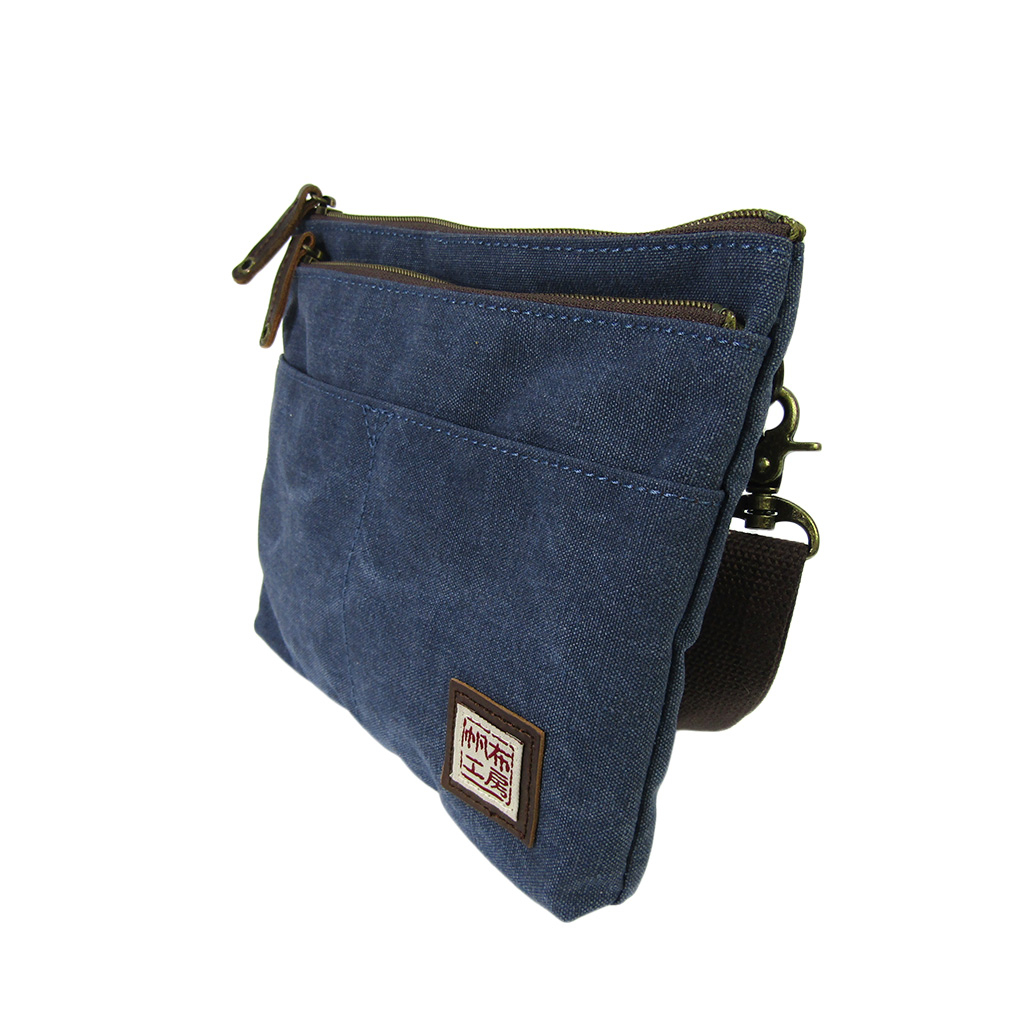 帆布工房 strollシリーズ|サコッシュ 帆布 10号帆布 キャンバス ポーチ ショルダーバッグ 軽量 小さめ ポシェット メンズ レディース 男女兼用 斜め掛け はんぷこうぼう 3J53