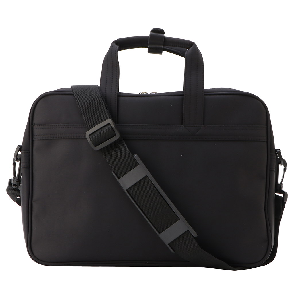 [A.O.T エーオーティー] B5サイズ対応 2way ビジネスバッグ ショルダー 通勤 ビジネス 営業 軽い 黒×灰 ブラック×グレー 3843