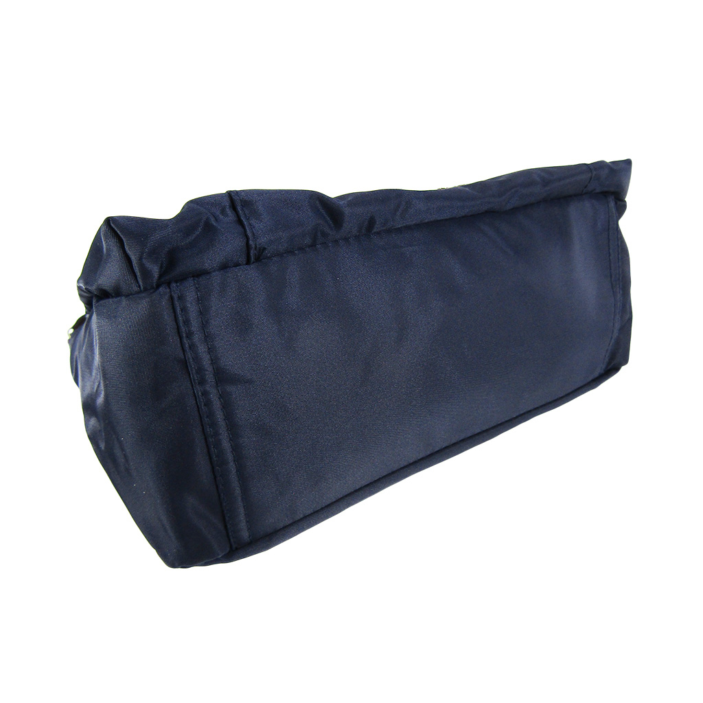 [Sofia Valentino ソフィアバレンチノ] 縦ファスナー ポケット付 横型ショルダーバッグ | レディース 多機能 ななめ掛け ネイビー 4875